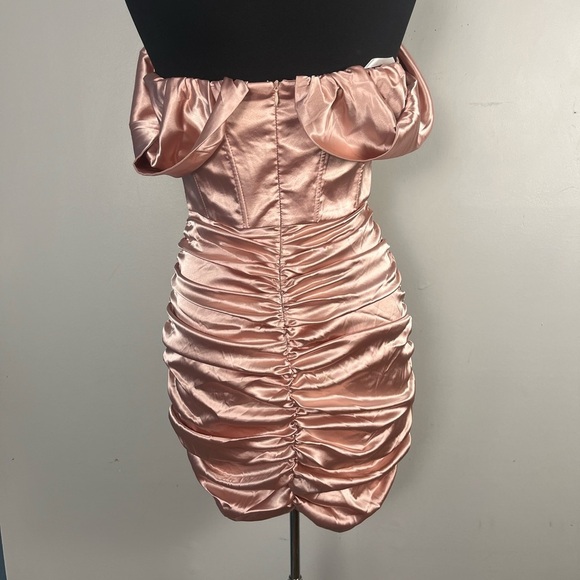 New SuperDown aurora corset mini dress in blush size medium - Picture 4 of 8